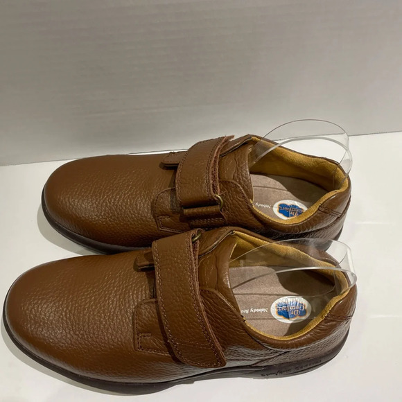 Dr. Comfort STK #6020 William Chestnut Easy Closure Shoes Men’s Size 9 1/2 W NIB - Picture 4 of 7